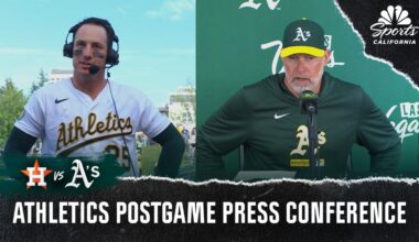 Mark Kotsay and Brent Rooker react to A’s walk-off win vs. Astros – NBC Sports Bay Area & California