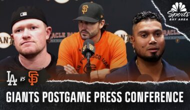 Tony Vitello, Giants players break down loss to Dodgers – NBC Sports Bay Area & California
