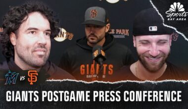 Casey Schmitt, Tony Vitello, Robbie Ray react to win over Marlins – NBC Sports Bay Area & California