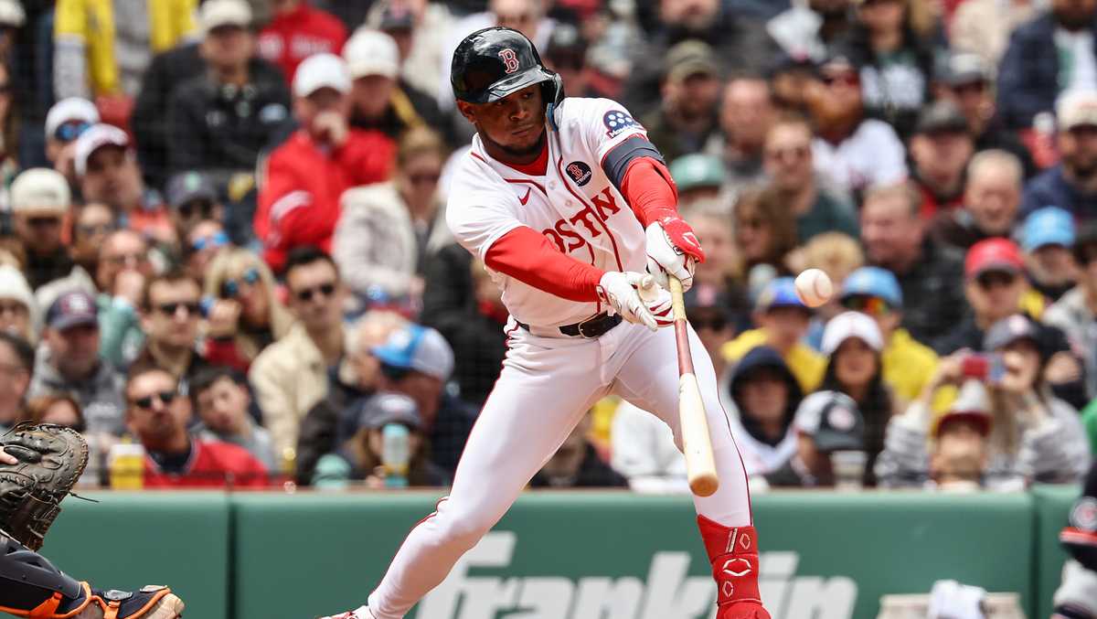 Boston Red Sox beat Detroit Tigers 8-6 on Patriots’ Day