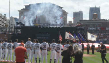 Tigers snap four-game skid, beat Cardinals 4-0 in home opener at Comerica Park