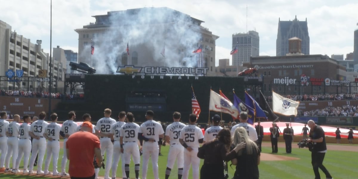 Tigers snap four-game skid, beat Cardinals 4-0 in home opener at Comerica Park