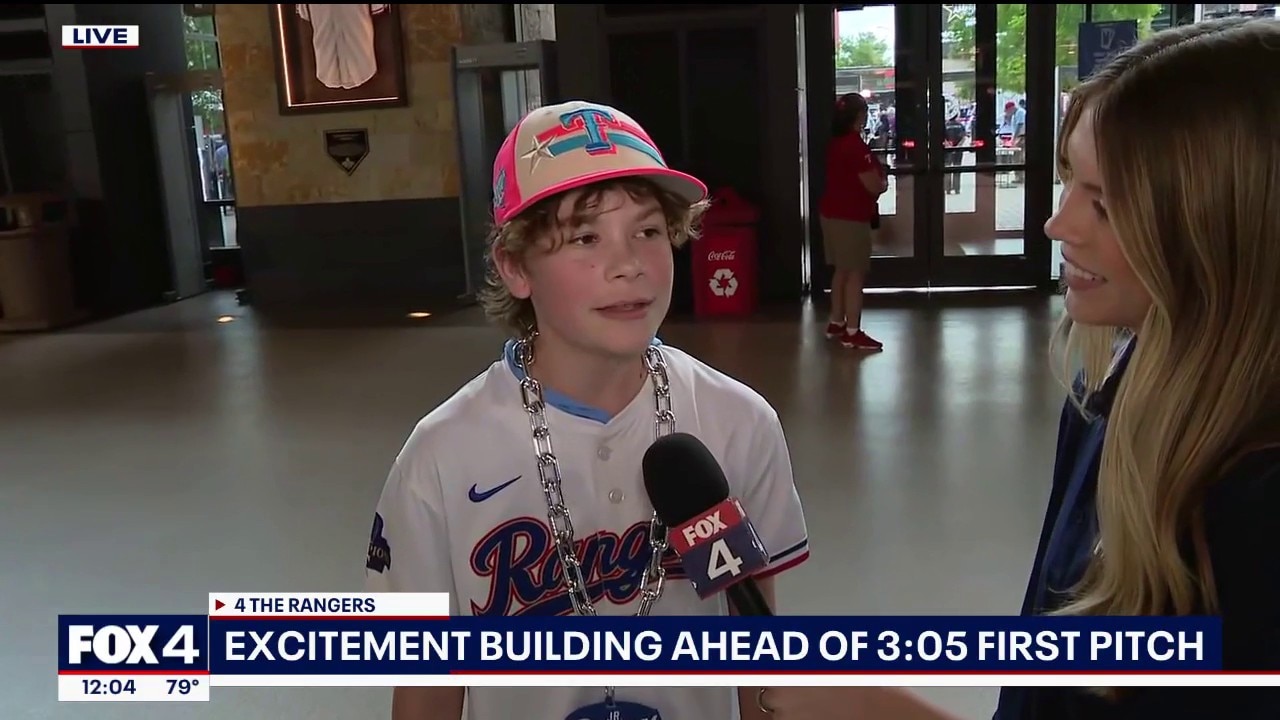 Excitement builds for Texas Rangers home opener