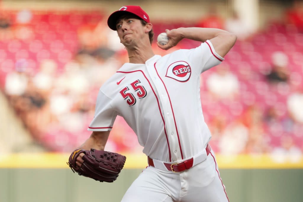 Cincinnati Reds pitcher Brandon Williamson delivers a pitch during the first inning of a baseball game against the Pittsburgh Pirates. AP