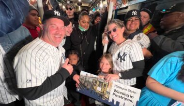 MTA gets in spirit for Yankees 2026 home opener with Nostalgia Trains, singing conductor – Bronx Times