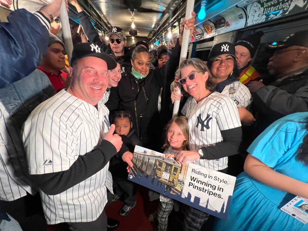 MTA gets in spirit for Yankees 2026 home opener with Nostalgia Trains, singing conductor – Bronx Times