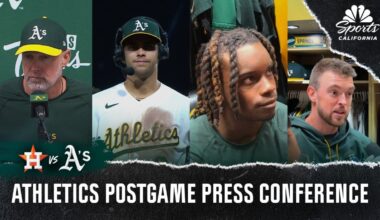 Mark Kotsay, A's players react to home-opener win vs. Astros