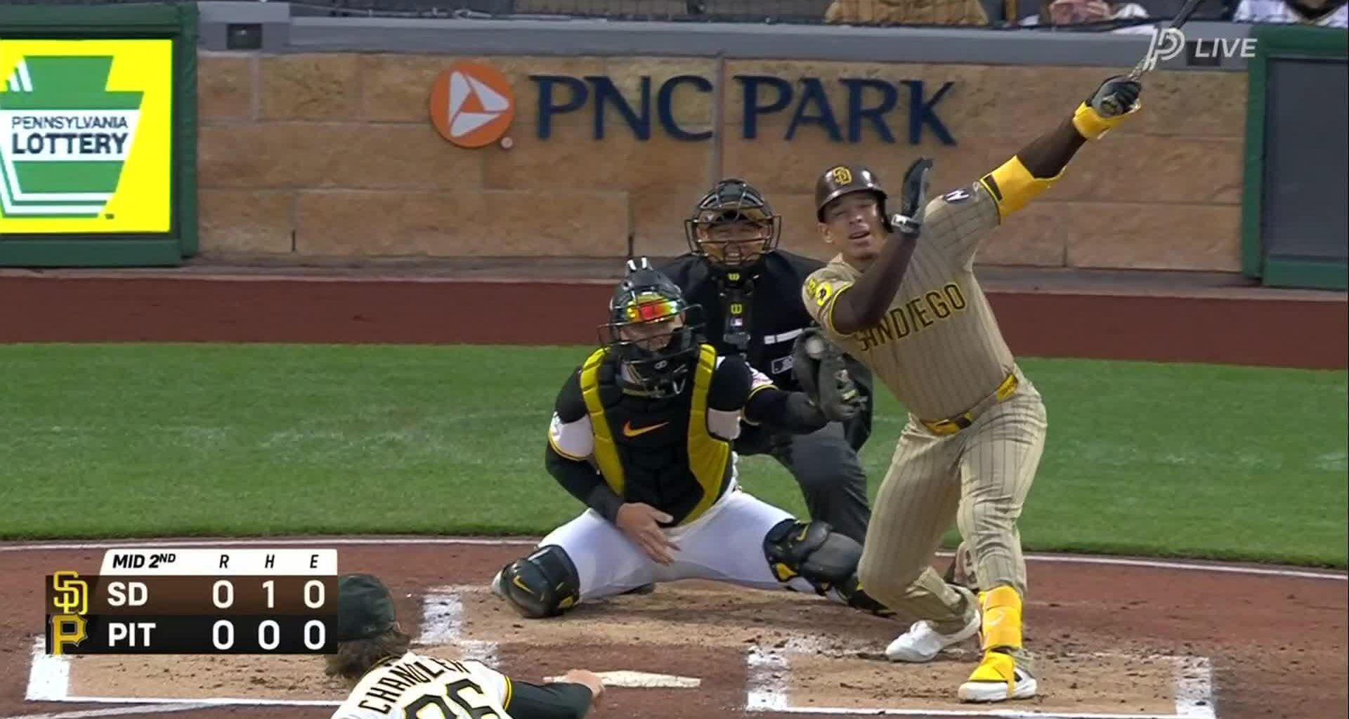 Padres blank Pirates 5-0 for 3rd straight victory, ending Pittsburgh's 5-game win streak