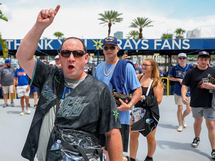 Tampa Bay Rays home opener getty 2