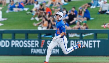 Gators drop first midweek game of season against Jacksonville