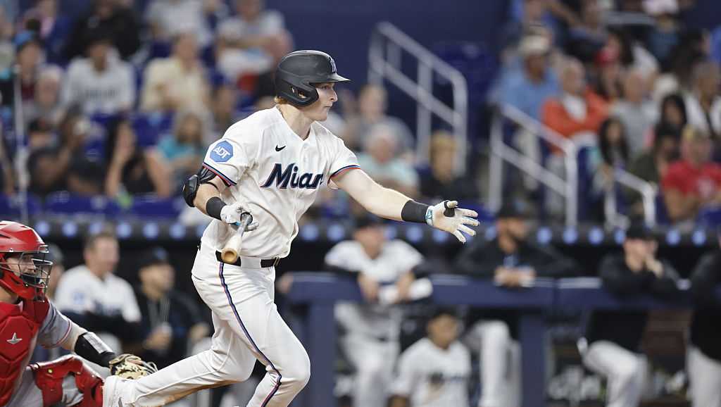 Owen Caissie has 3 hits and 3 RBIs to help Marlins beat Reds 8-1