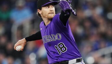 Rockies RHP Ryan Feltner leaves 2 batters after being hit by 106 mph line drive | National Sports