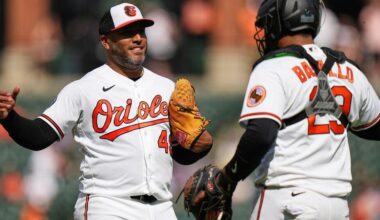 First game-ending robot umpire call gives Suárez first save in 9 years as O's top Rangers 8-3 | Local Sports