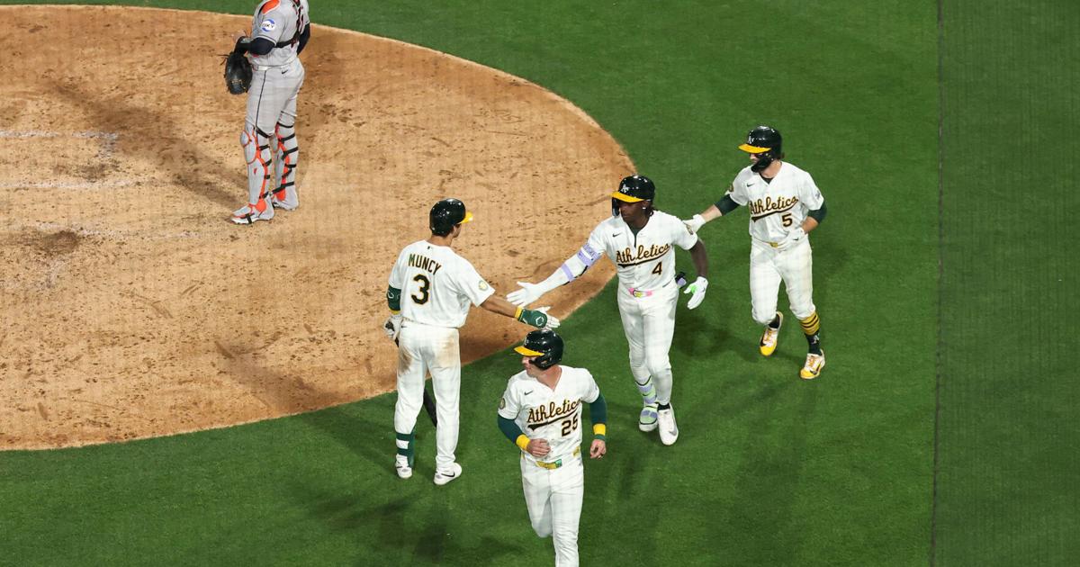 Lawrence Butler hits 3-run homer in the Athletics' 11-4 win over the Astros in home opener | National Sports