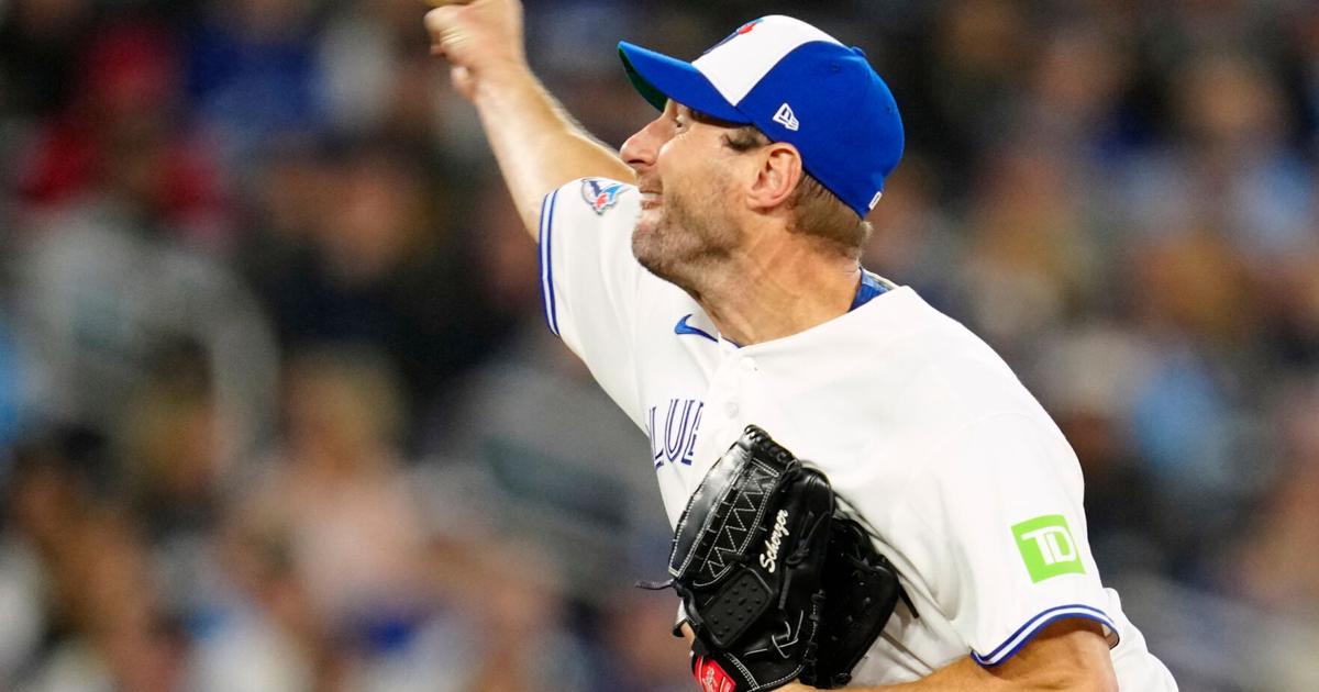 Blue Jays RHP Scherzer leaves start against Dodgers after two innings because of forearm tendinitis | Sports