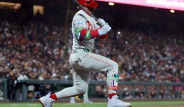 Alec Bohm and Bryce Harper lead rally in 7th as Phillies come back to beat Giants 6-4 | MLB