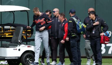 Tigers' Parker Meadows goes on injured list with concussion and broken arm after collision | National Sports