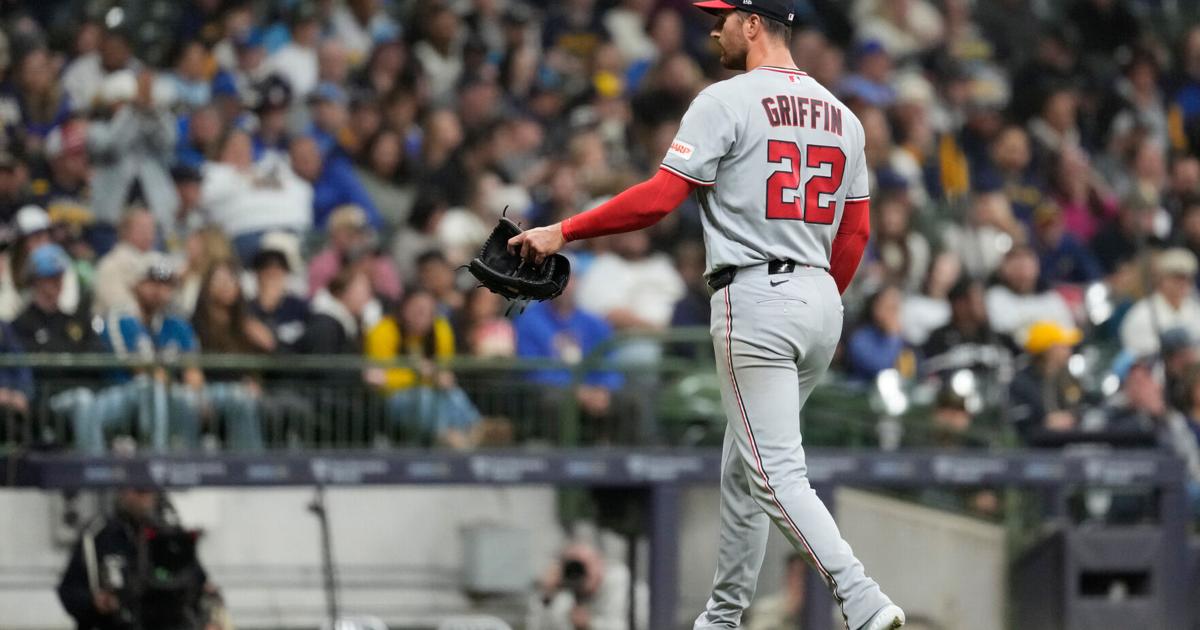 Nationals get strong outing from Griffin, hold off late Brewers rally to win 3-1 | Sports