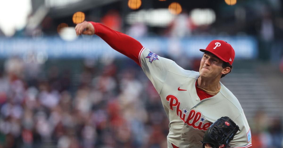 Phillies pitcher Andrew Painter enters in third inning after scratched from start due to migraine | MLB