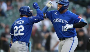 Salvador Perez back in Royals lineup after first day off of the season | MLB