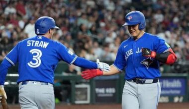 Blue Jays ride 8-run first inning to a 10-4 win over the Diamondbacks | National Sports