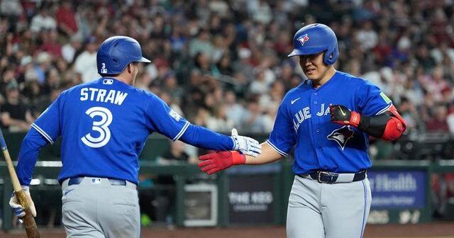 Blue Jays ride 8-run first inning to a 10-4 win over the Diamondbacks | National Sports