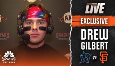 Drew Gilbert lauds Giants' pitching staff after San Francisco's win vs. Marlins