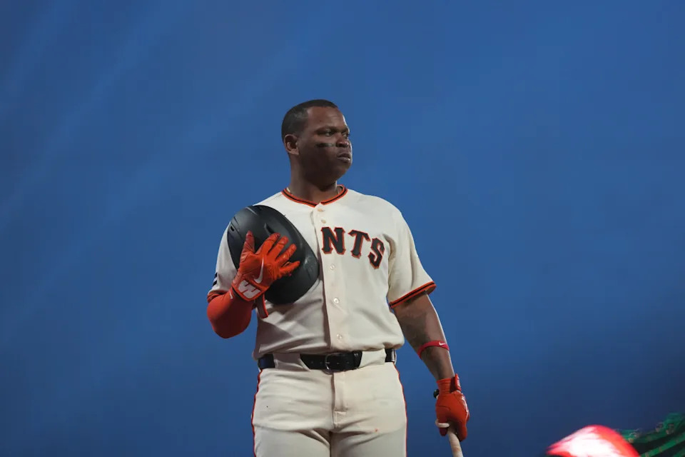 San Francisco Giants designated hitter Rafael Devers (16)