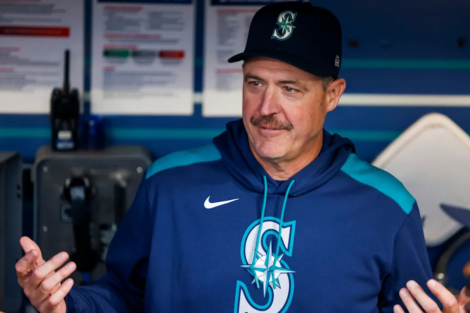 Seattle Mariners manager Dan Wilson (6)© Joe Nicholson-Imagn Images