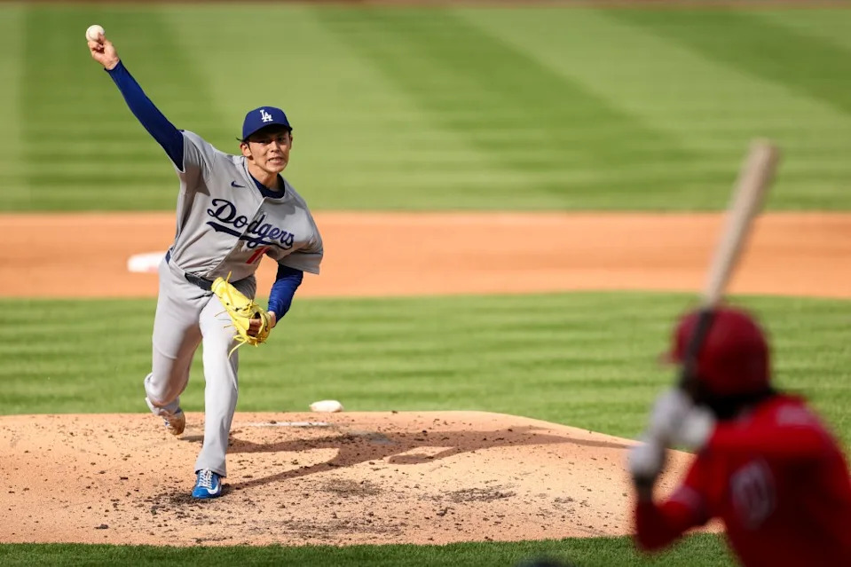 Sasaki departed the game with a 6-1 deficit after giving up five hits, including two homers, and three walks. Getty Images