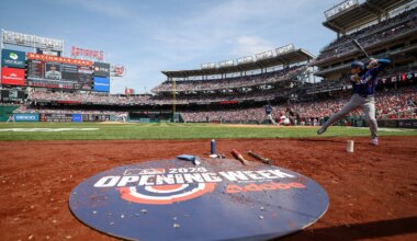 Nationals fan enjoys 21st birthday beer on field in 'ceremonial first sip'