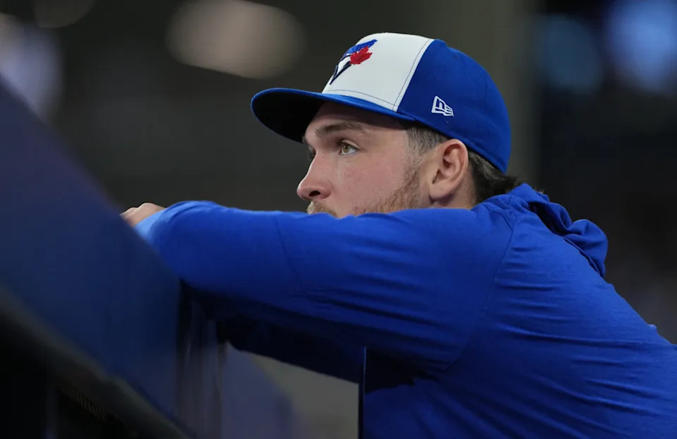 Toronto Blue Jays pitcher Trey Yesavage (39)Nick Turchiaro-Imagn Images