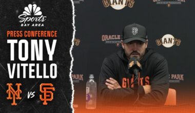 Tony Vitello breaks down his first MLB ejection in Giants' loss to Mets