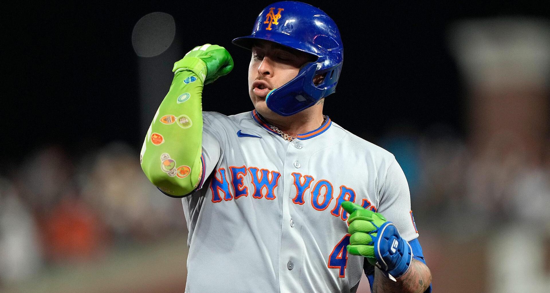 Alvarez hits 2 homers and Mets bust out to back McLean in 10-3 blowout of Giants