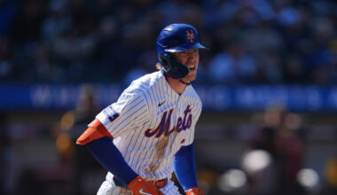 Mets' Brett Baty scratched late with thumb soreness
