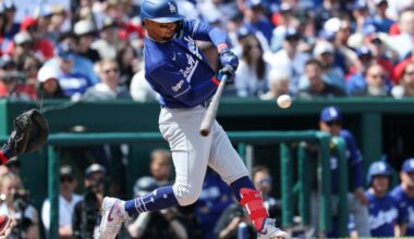 Dodgers’ Mookie Betts exits with back pain, undergoes MRI – Orange County Register