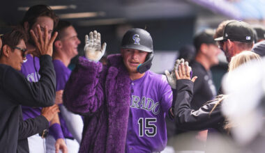 Packing a purple home run coat, Rockies complete sweep of Astros with 9-1 win