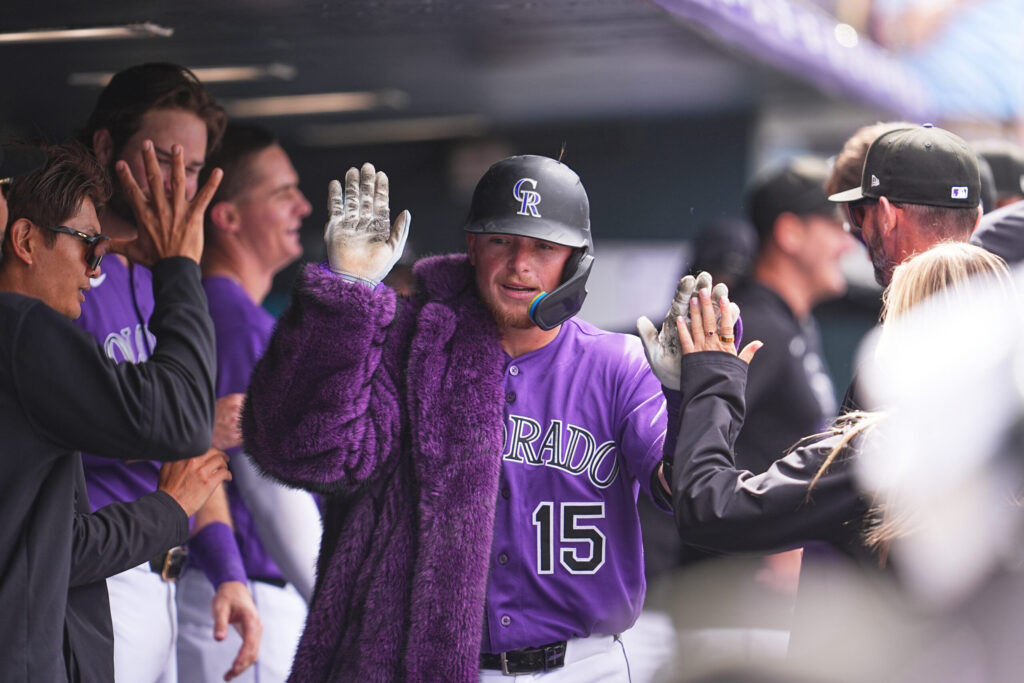Packing a purple home run coat, Rockies complete sweep of Astros with 9-1 win