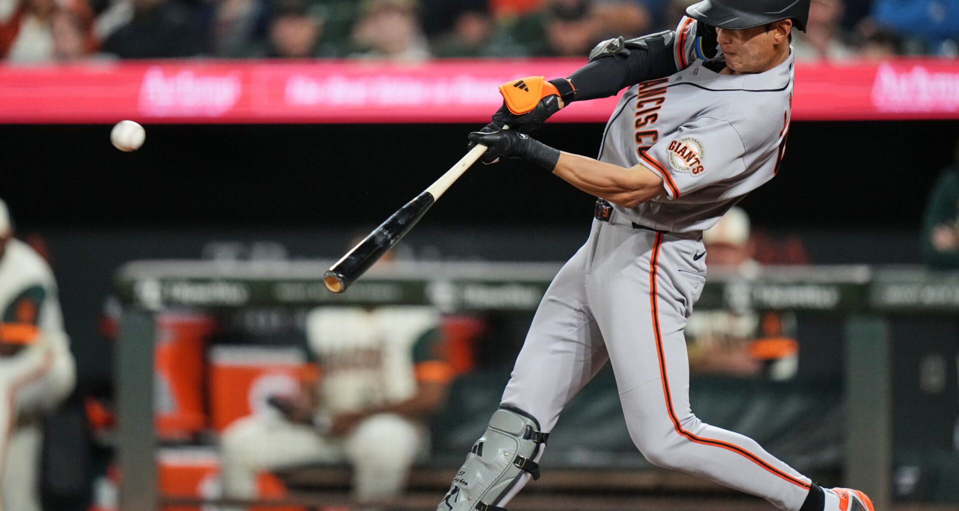 Adames and Lee HRs back solid start by Roupp to propel Giants past Orioles 6-3