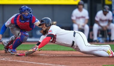 Home runs by DeLauter and Arias in 7th inning propel Guardians to 4-1 victory over Cubs