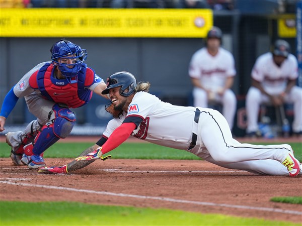 Home runs by DeLauter and Arias in 7th inning propel Guardians to 4-1 victory over Cubs