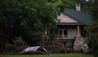 Camp Mystic seen Monday, July 7, 2025, in Hunt, Texas. (AP Photo/Eli Hartman)