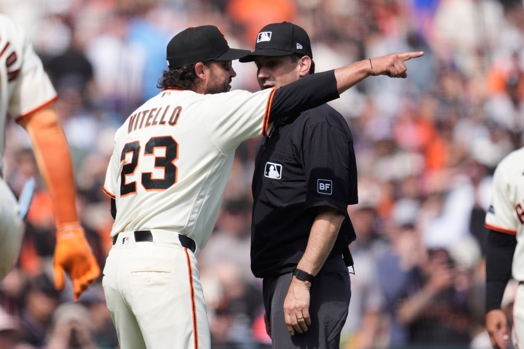 SF Giants' Tony Vitello ejected in loss to Mets; bullpen blows up