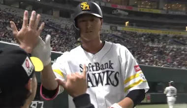 Fukuoka Softbank Hawks Hawks player Yuto Akihiro © Pacific League TV