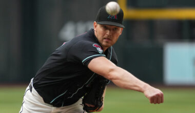 Arizona Diamondbacks pitcher Michael Soroka...