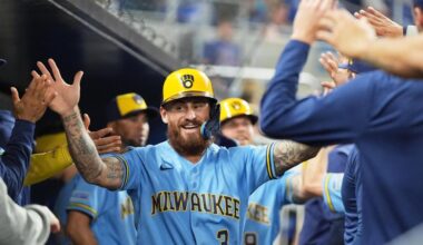 Marlins rally to force extra innings before bullpen falters against Brewers