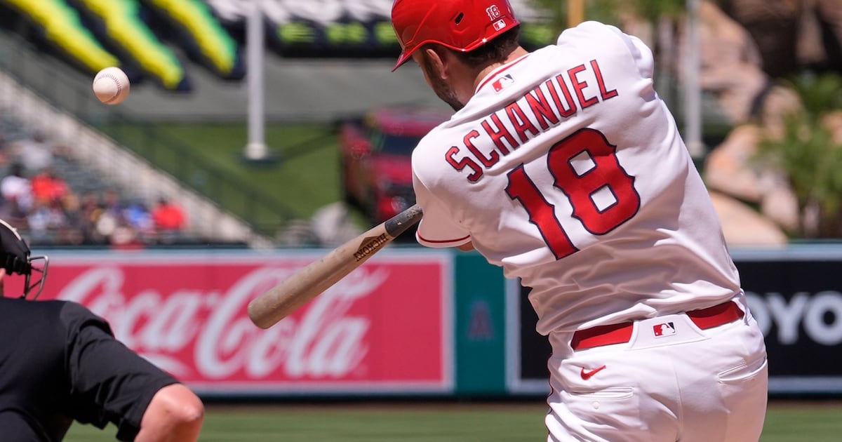 Nolan Schanuel’s bases-clearing double denies Toronto Blue Jays a sweep of Los Angeles Angels