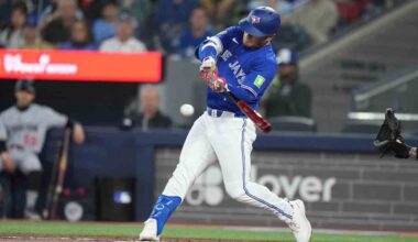 Blue Jays' Daulton Varsho not in lineup vs. Diamondbacks