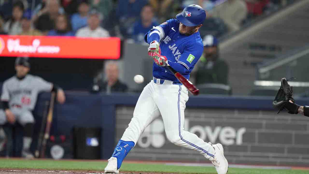 Blue Jays' Daulton Varsho not in lineup vs. Diamondbacks