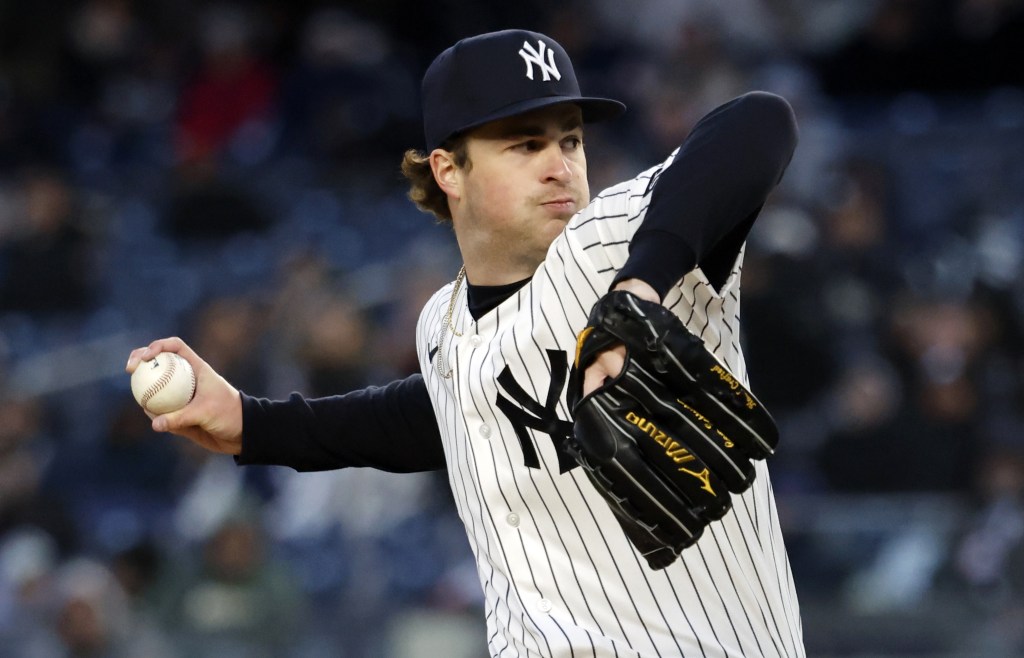 Cam Schlittler allowed three runs in five innings and received a no decision in the Yankees' 5-3 comeback win over the A's on April 7, 2026 at the Stadium.